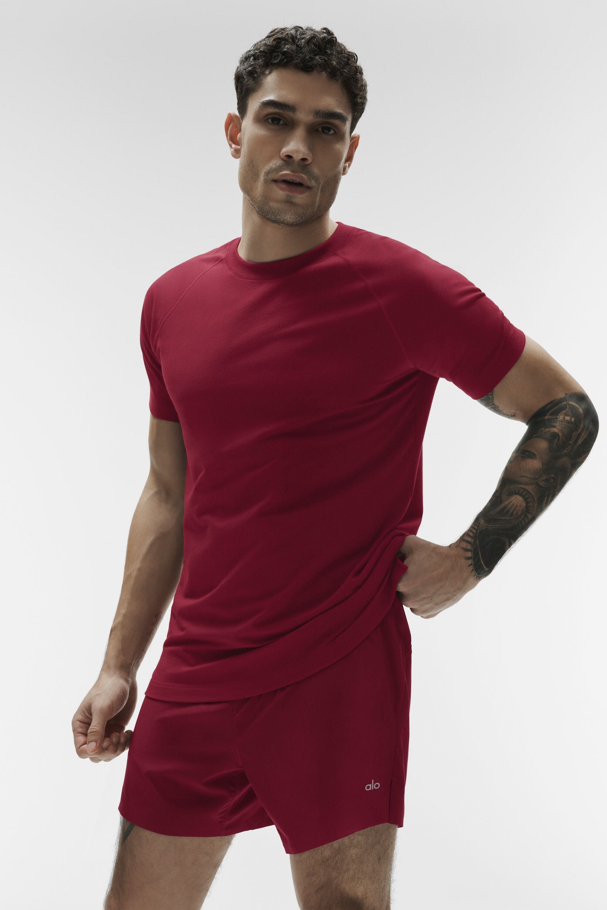 T-Shirt Col Rond ALO Vapor
