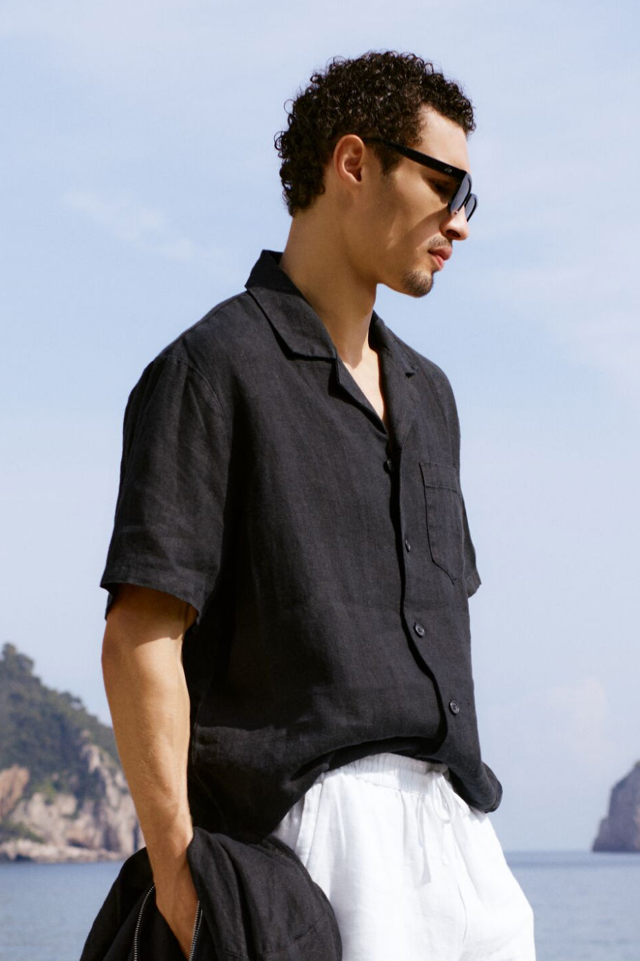 Chemise Manches Courtes Boutonnée Linen Days