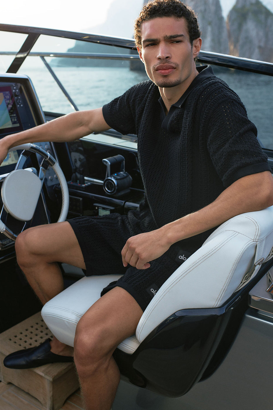 Polo Manches Courtes Coastline Knit