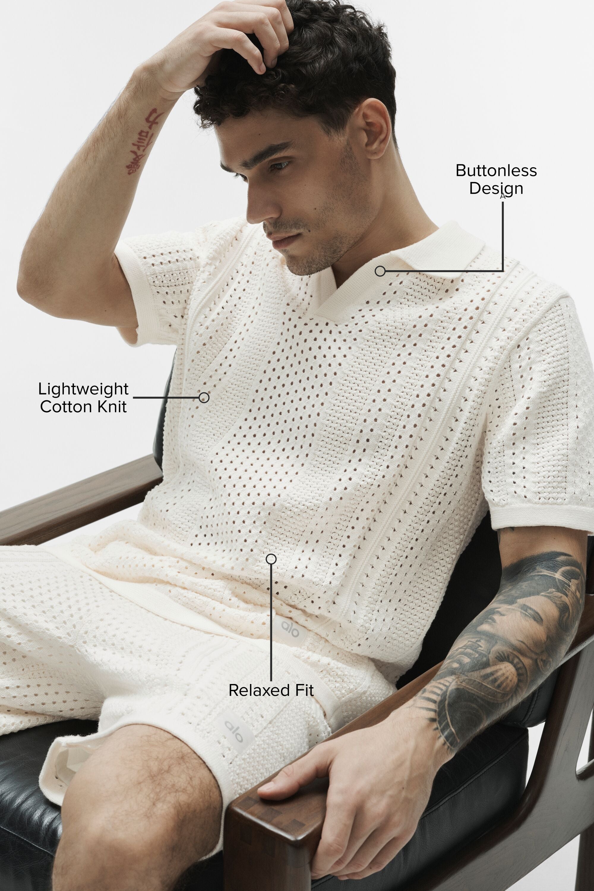Polo Manches Courtes Coastline Knit