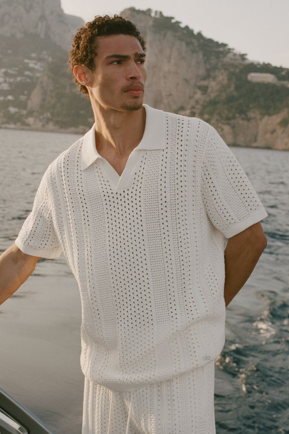 Polo Manches Courtes Coastline Knit