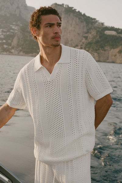 Polo Manches Courtes Coastline Knit