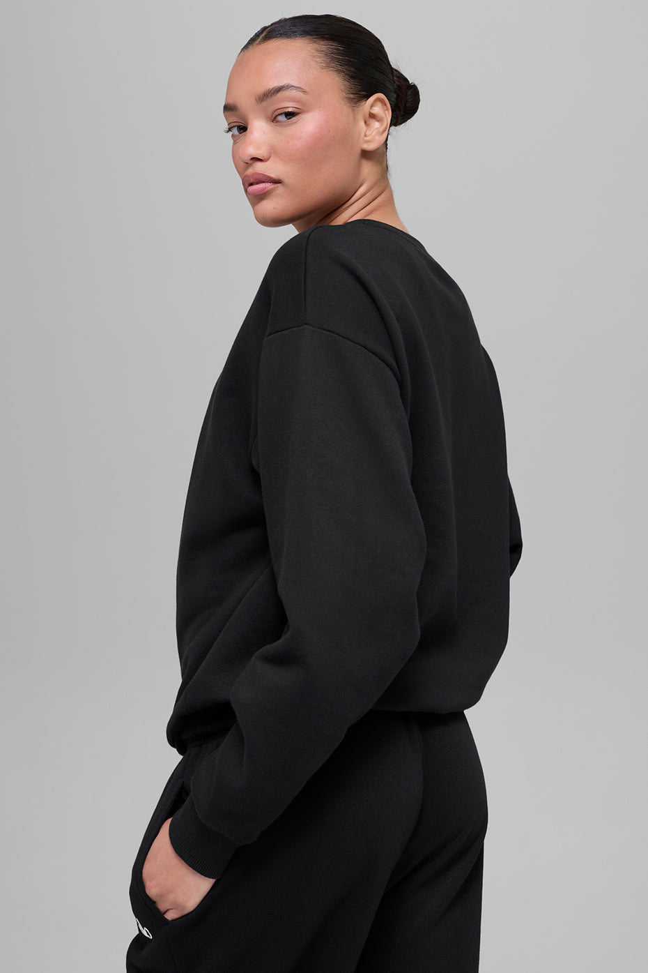 Pull Col Rond Accolade - Noir