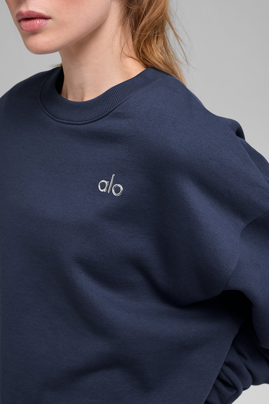 Pull Col Rond Accolade - Marine