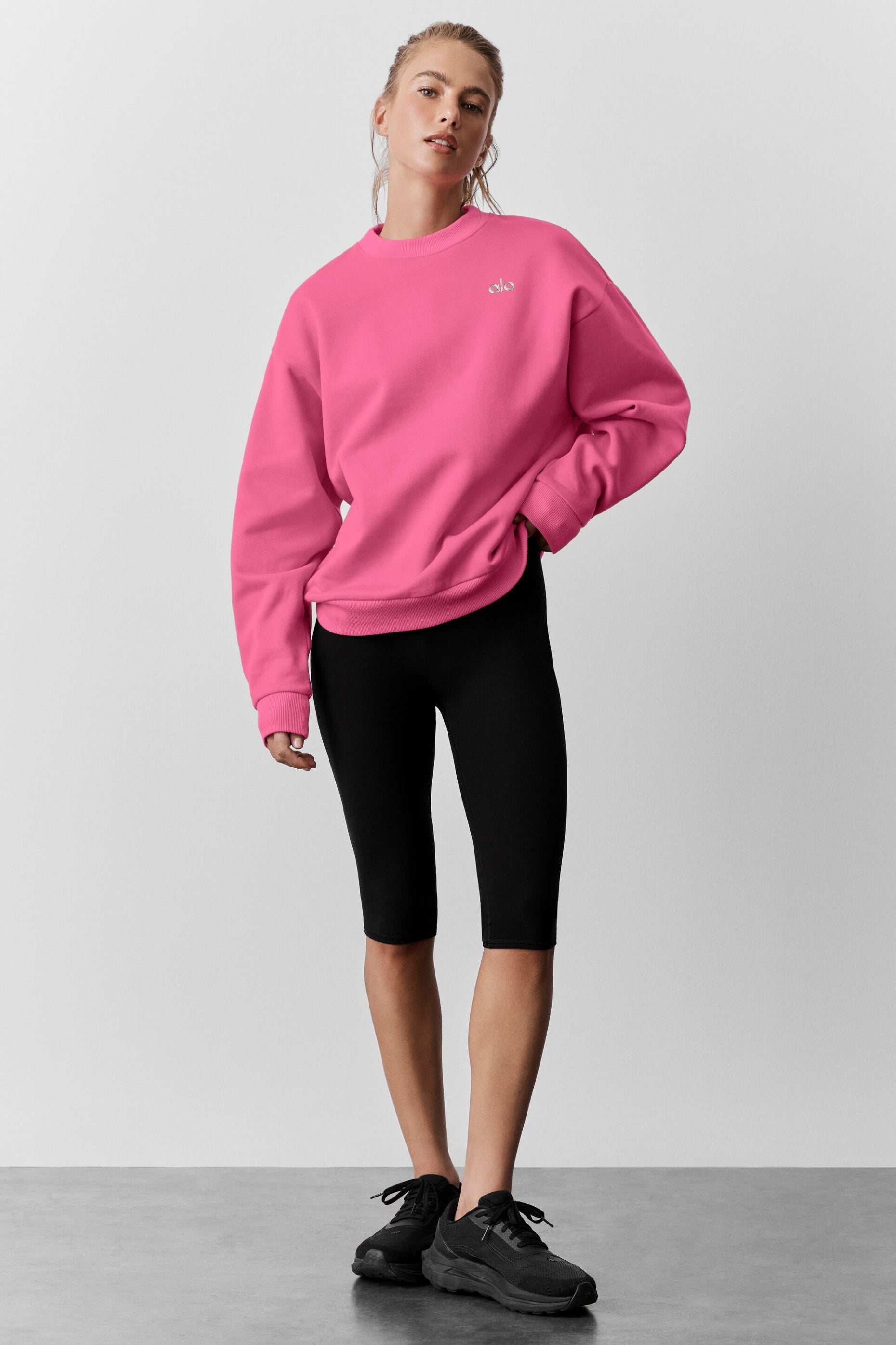 Pull Col Rond Accolade - Rose Paradis
