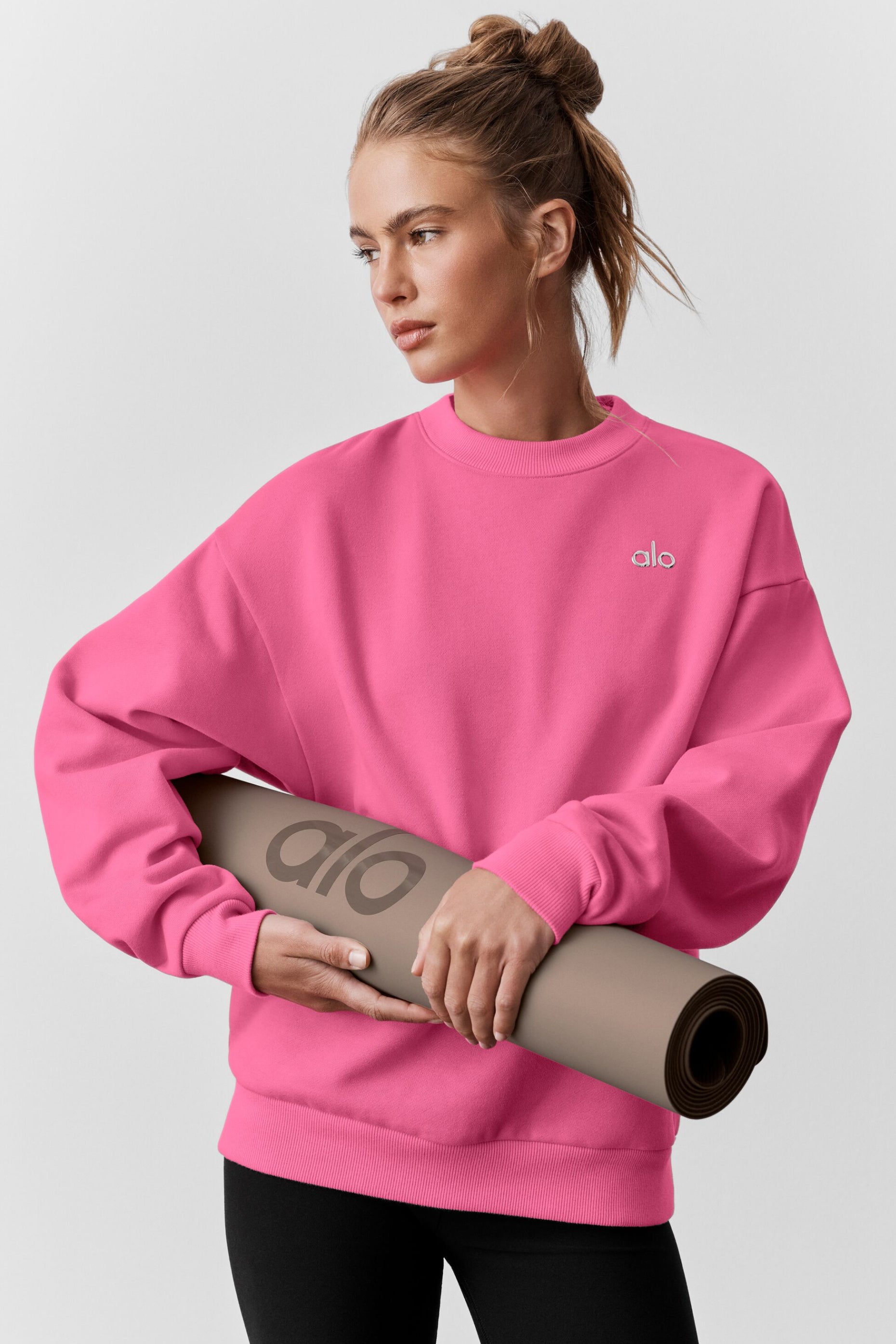 Pull Col Rond Accolade - Rose Paradis