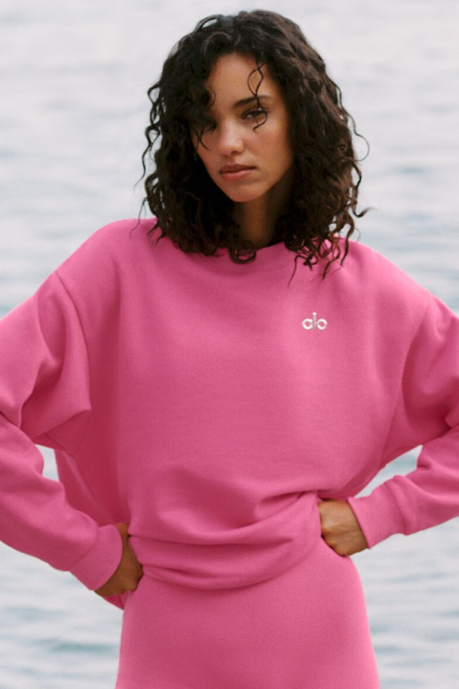 Pull Col Rond Accolade - Rose Paradis
