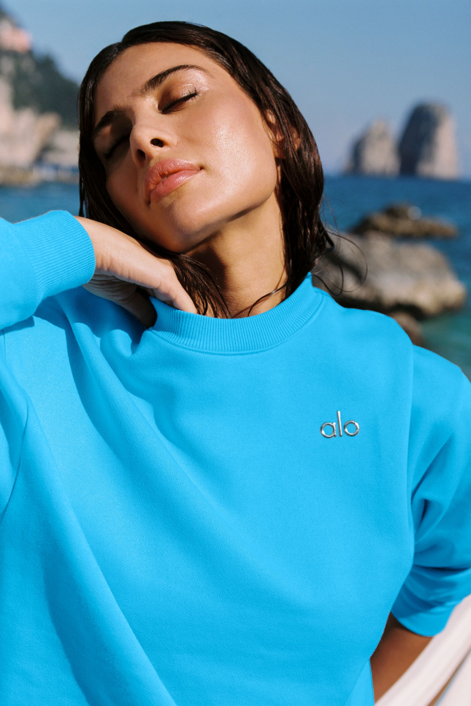 Pull Col Rond Accolade - Marine