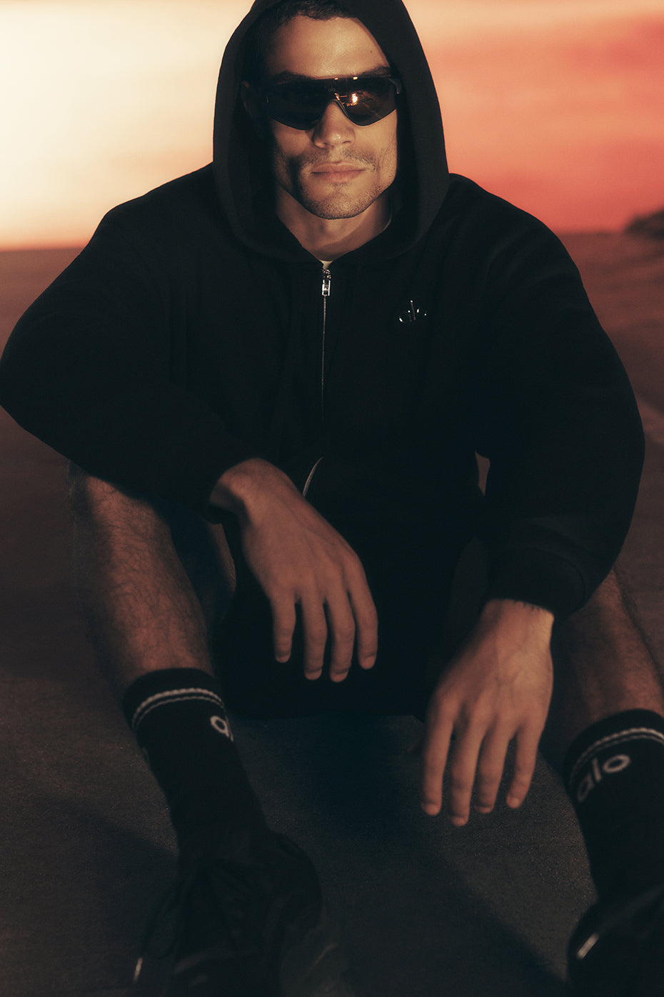 Sweat Zippé à Capuche Accolade