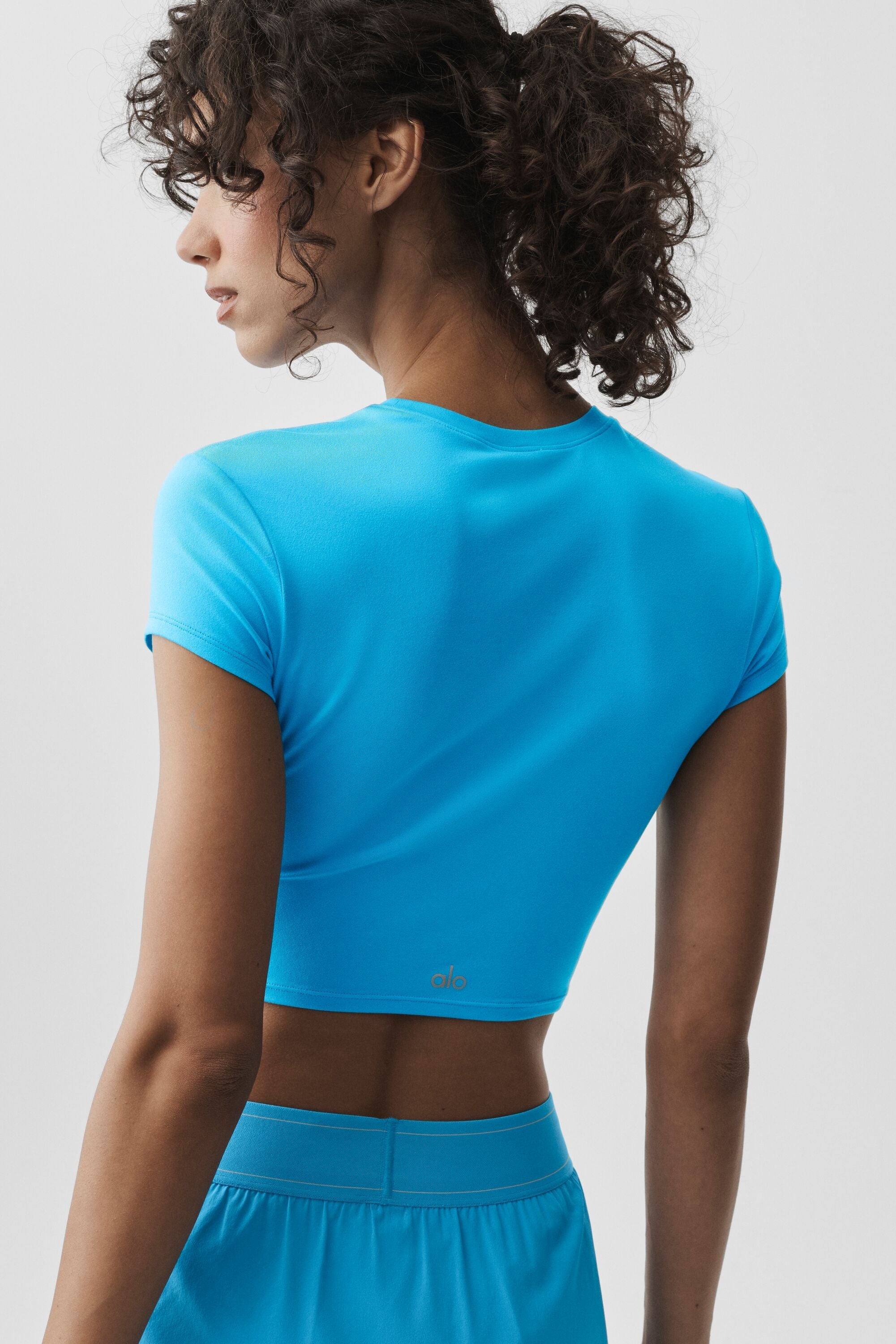 Manches Courtes Crop Finesse Alosoft